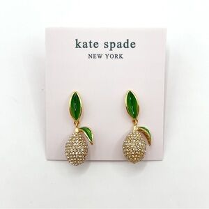 KS055-Kate Spade pear earrings
